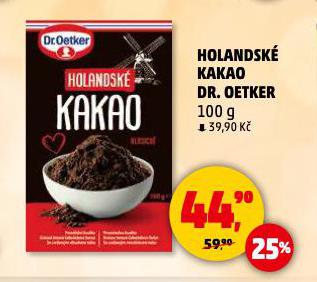 HOLANDSKÉ KAKAO DR. OETKER