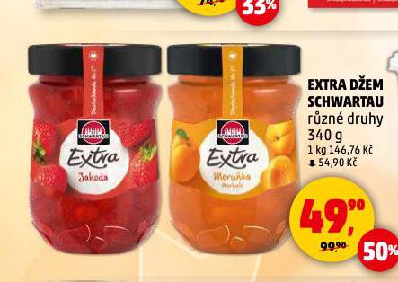 SCHWARTAU EXTRA DŽEM