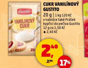 CUKR VANILÍNOVÝ GUSTITO