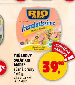 TUŇÁKOVÝ SALÁT RIO MARE