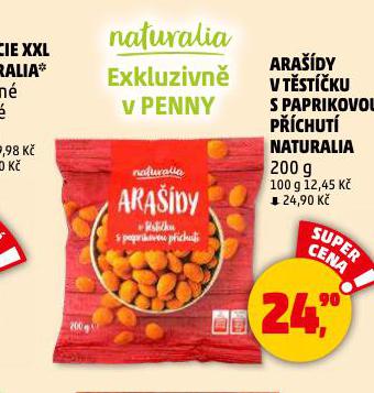 ARAŠÍDY V TĚSTÍČKU S PAPRIKOVOU PŘÍCHUTÍ