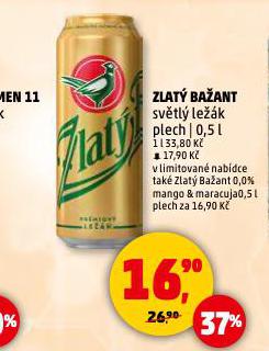 PIVO ZLATÝ BAŽANT