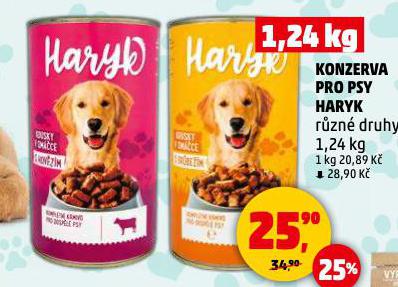 HARYK KONZERVA PRO PSY