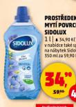 SIDOLUX PROSTŘEDEK NA MYTÍ POVRCHŮ