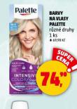 PALETTE BARVA NA VLASY