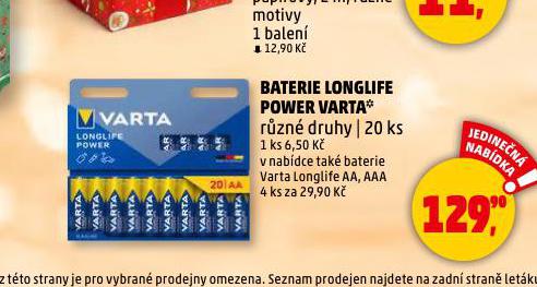 VARTA BATERIE