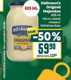 HELLMANN´S TATARSKÁ OMÁČKA, MAJONÉZA