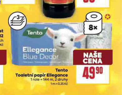 TENTO TOALETNÍ PAPÍR
