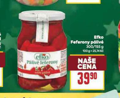 EFKO FEFERONY PÁLIVÍ