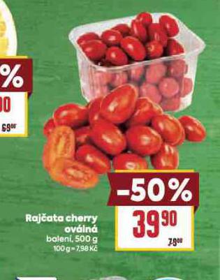 RAJČATA CHERRY OVÁLNÁ
