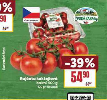 RAJČATA KOKTEJLOVÁ