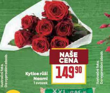 KYTICE RŮŽÍ NAOMI