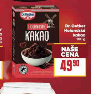 DR. OETKER HOLANDSKÉ KAKAO