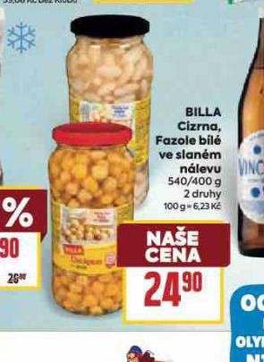 BILLA FAZOLE BÍLÉ
