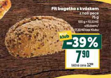 FIT BAGETKA S KVÁSKEM