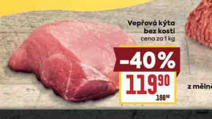 VEPŘOVÁ KÝTA BEZ KOSTI