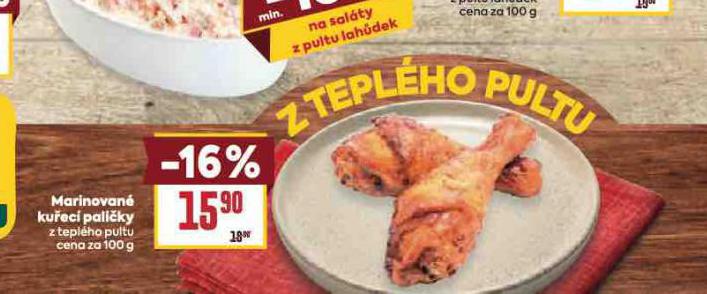 MARINOVANÉ KUŘECÍ PALIČKY