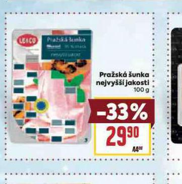 PRAŽSKÁ ŠUNKA NEJVYŠŠÍ JAKOSTI