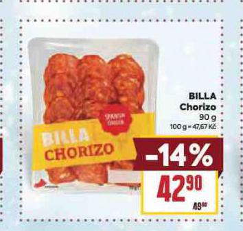 BILLA CHORIZO