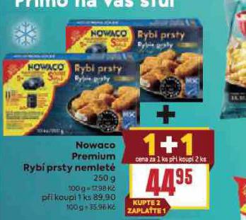 NOWACO PREMIUM RYBÍ PRSTY NEMLETÉ