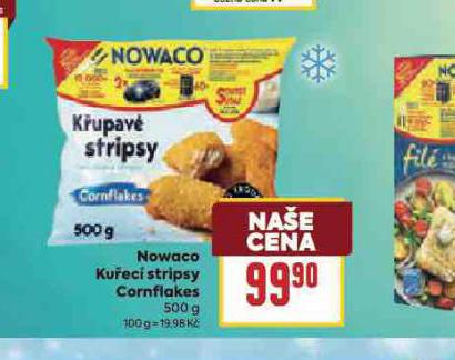 NOWACO KUŘECÍ STRIPSY CORNFLAKES