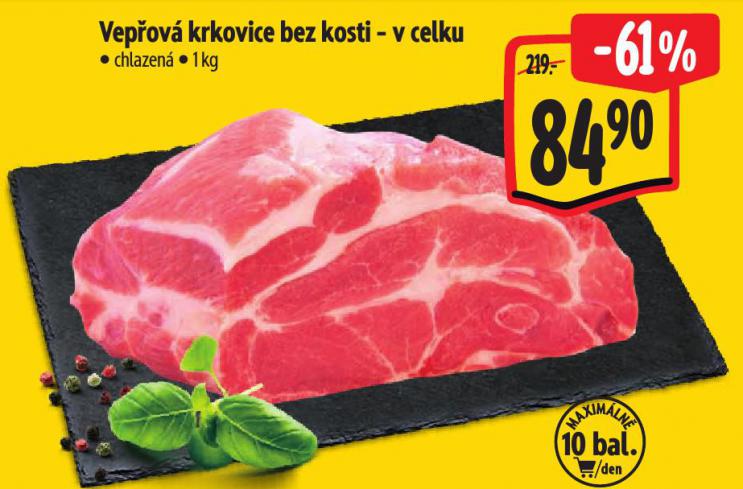 VEPŘOVÁ KRKOVICE BEZ KOSTI