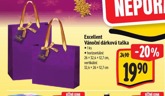 VÁNOČNÍ DÁRKOVÁ TAŠKA