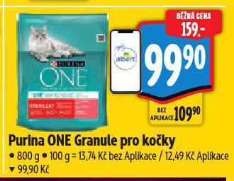 PURINA ONE GRANULE PRO KOČKY