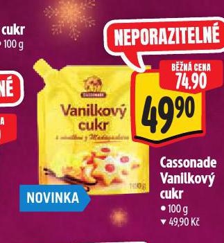 CASSONADE VANILKOVÝ CUKR