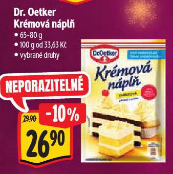 DR. OETKER KRÉMOVÁ NÁPLŇ