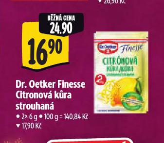 DR. OETKER FINESSE CITRONOVÁ KŮRA STROUHANÁ