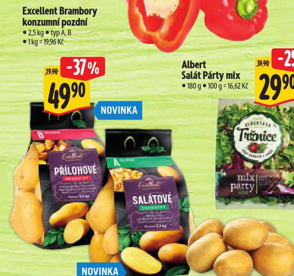 BRAMBORY KONZUMNÍ POZDNÍ