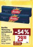BARILLA TĚSTOVINY SEMOLINOVÉ
