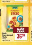 BASK BRAMBOROVÉ TĚSTO