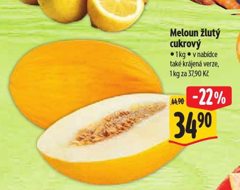 MELOUN ŽLUTÝ CUKROVÝ