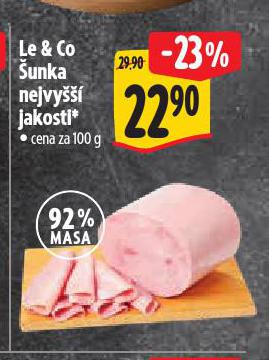 ŠUNKA NEJVYŠŠÍ JAKOSTI