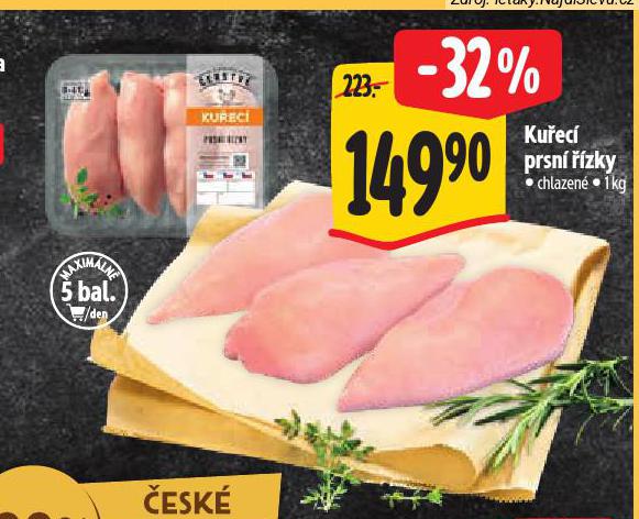 KUŘECÍ PRSNÍ ŘÍZKY