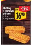 HOT DOG S VEPŘOVÝM PÁRKEM