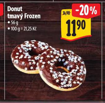 DONUT TMAVÝ FROZEN