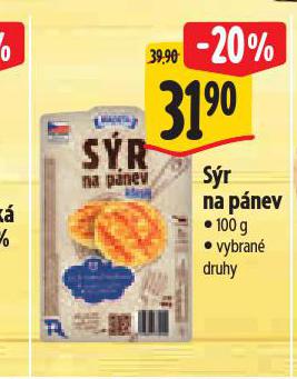 SÝR NA PÁNEV