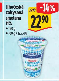 JIHOČESKÁ ZAKYSANÁ SMETANA