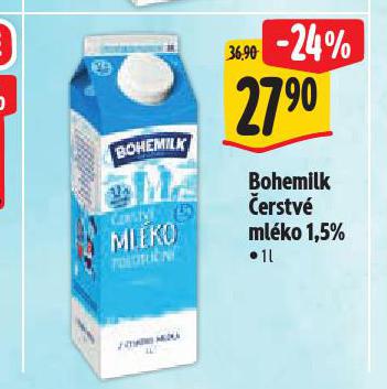 BOHEMILK ČERSTVÉ MLÉKO