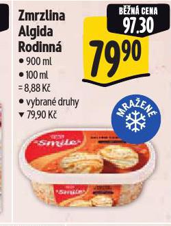 ZMRZLINA ALGIDA RODINNÁ
