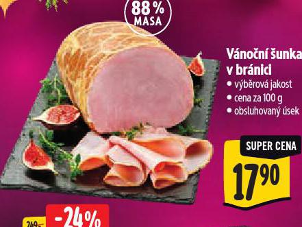 VÁNOČNÍ ŠUNKA V BRÁNICI