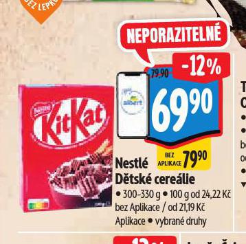 NESTLÉ DĚTSKÉ CEREÁLIE
