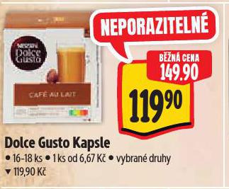 KÁVOVÉ KAPSLE DOLCE GUSTO
