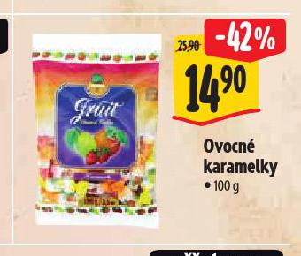 OVOCNÉ KARAMELKY