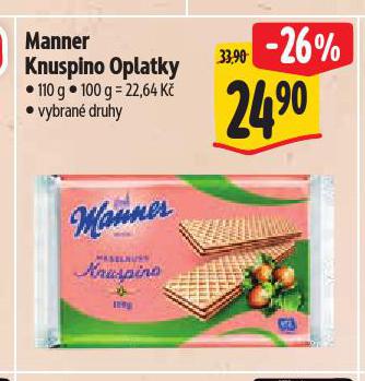 MANNER KNUSPINO OPLATKY