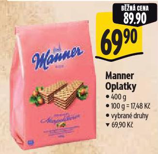 MANNER OPLATKY