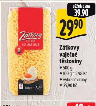 ZÁTKOVY VAJEČNÉ TĚSTOVINY